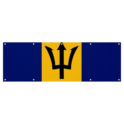 Barbados Banner and Sign 12  x 4  from UrbanLoad.com Front