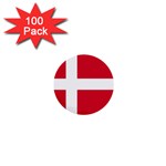 Denmark 1  Mini Buttons (100 pack) 