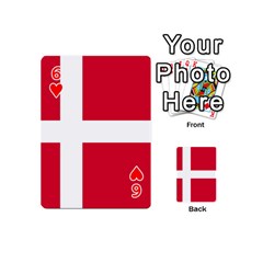 Denmark Playing Cards 54 Designs (Mini) from UrbanLoad.com Front - Heart6
