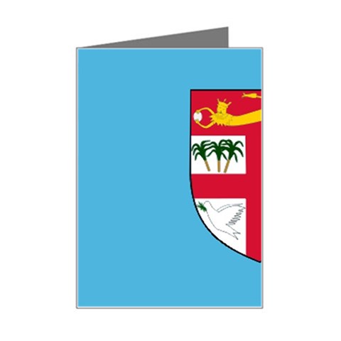 Fiji Mini Greeting Card from UrbanLoad.com Left