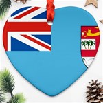 Fiji Heart Ornament (Two Sides)