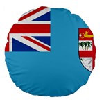 Fiji Large 18  Premium Flano Round Cushions
