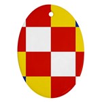 Antwerp Flag Ornament (Oval)