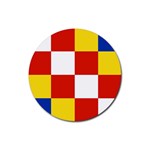 Antwerp Flag Rubber Coaster (Round)