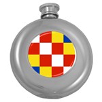 Antwerp Flag Round Hip Flask (5 oz)