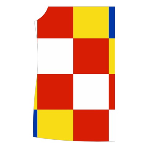 Antwerp Flag Women s Button Up Vest from UrbanLoad.com Front Right