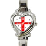 England Heart Italian Charm Watch