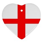 England Heart Ornament (Two Sides)