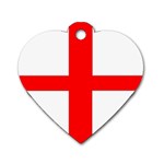 England Dog Tag Heart (Two Sides)