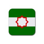 Andalusia Flag Rubber Coaster (Square)