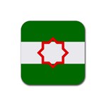 Andalusia Flag Rubber Coaster (Square)