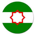 Andalusia Flag Magnet 5  (Round)