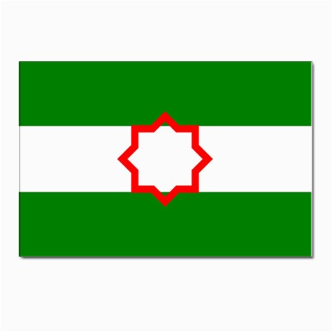 Andalusia Flag Postcards 5  x 7  (Pkg of 10) from UrbanLoad.com Front