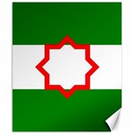 Andalusia Flag Canvas 8  x 10 