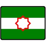 Andalusia Flag One Side Fleece Blanket (Large)
