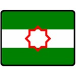 Andalusia Flag One Side Fleece Blanket (Large)