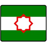 Andalusia Flag One Side Fleece Blanket (Medium)