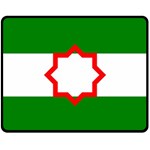 Andalusia Flag One Side Fleece Blanket (Medium)