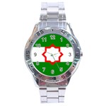 Andalusia Flag Stainless Steel Analogue Watch