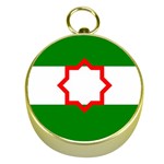 Andalusia Flag Gold Compasses