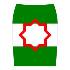 Andalusia Flag Midi Wrap Pencil Skirt from UrbanLoad.com Back