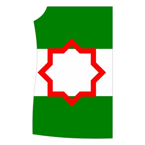 Andalusia Flag Women s Button Up Vest from UrbanLoad.com Front Right