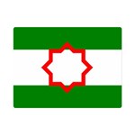 Andalusia Flag One Side Premium Plush Fleece Blanket (Mini)
