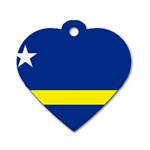 Curacao Dog Tag Heart (One Side)