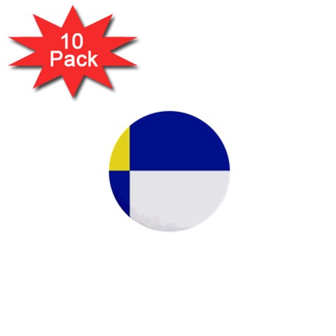 Bratislavsky Flag 1  Mini Buttons (10 pack)  from UrbanLoad.com Front