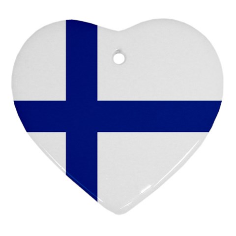 Finland Ornament (Heart) from UrbanLoad.com Front