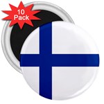 Finland 3  Magnets (10 pack) 