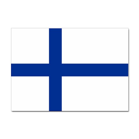 Finland Sticker A4 (10 pack) from UrbanLoad.com Front