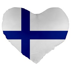 Finland Large 19  Premium Heart Shape Cushions from UrbanLoad.com Front