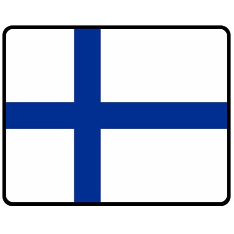 Finland Fleece Blanket (Medium) from UrbanLoad.com 58.8 x47.4  Blanket Back