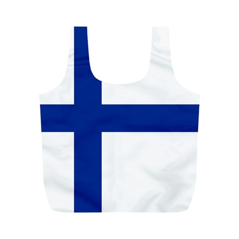 Finland Full Print Recycle Bag (M) from UrbanLoad.com Front