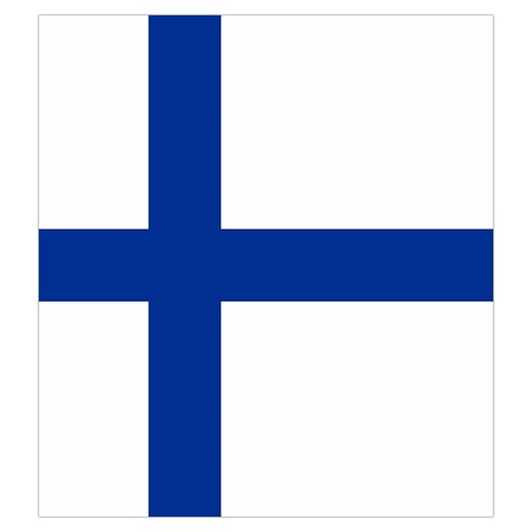 Finland Drawstring Pouch (Large) from UrbanLoad.com Front