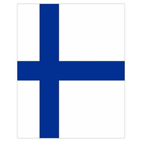 Finland Drawstring Pouch (XL) from UrbanLoad.com Front