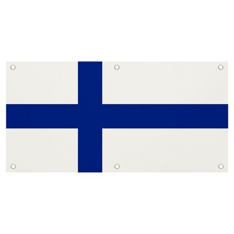 Finland Banner and Sign 4  x 2  from UrbanLoad.com Front