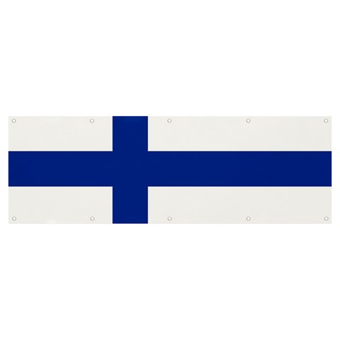 Finland Banner and Sign 12  x 4  from UrbanLoad.com Front