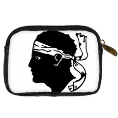 Corsica Flag Digital Camera Leather Case from UrbanLoad.com Back