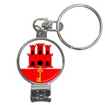 Gibraltar Nail Clippers Key Chain