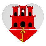 Gibraltar Heart Ornament (Two Sides)