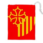 Languedoc Roussillon Flag Drawstring Pouch (5XL)