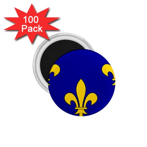 Ile De France Flag 1.75  Magnets (100 pack)  from UrbanLoad.com Front