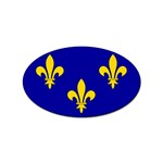 Ile De France Flag Sticker Oval (10 pack)