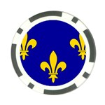 Ile De France Flag Poker Chip Card Guard