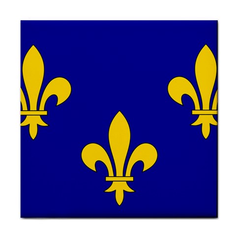 Ile De France Flag Face Towel from UrbanLoad.com Front