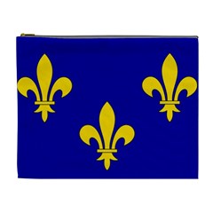Ile De France Flag Cosmetic Bag (XL) from UrbanLoad.com Front
