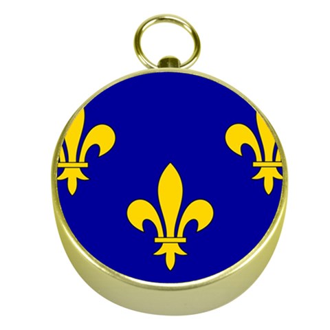 Ile De France Flag Gold Compasses from UrbanLoad.com Front