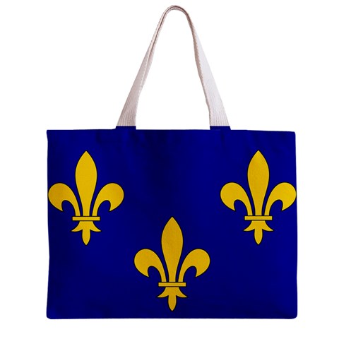 Ile De France Flag Zipper Mini Tote Bag from UrbanLoad.com Front